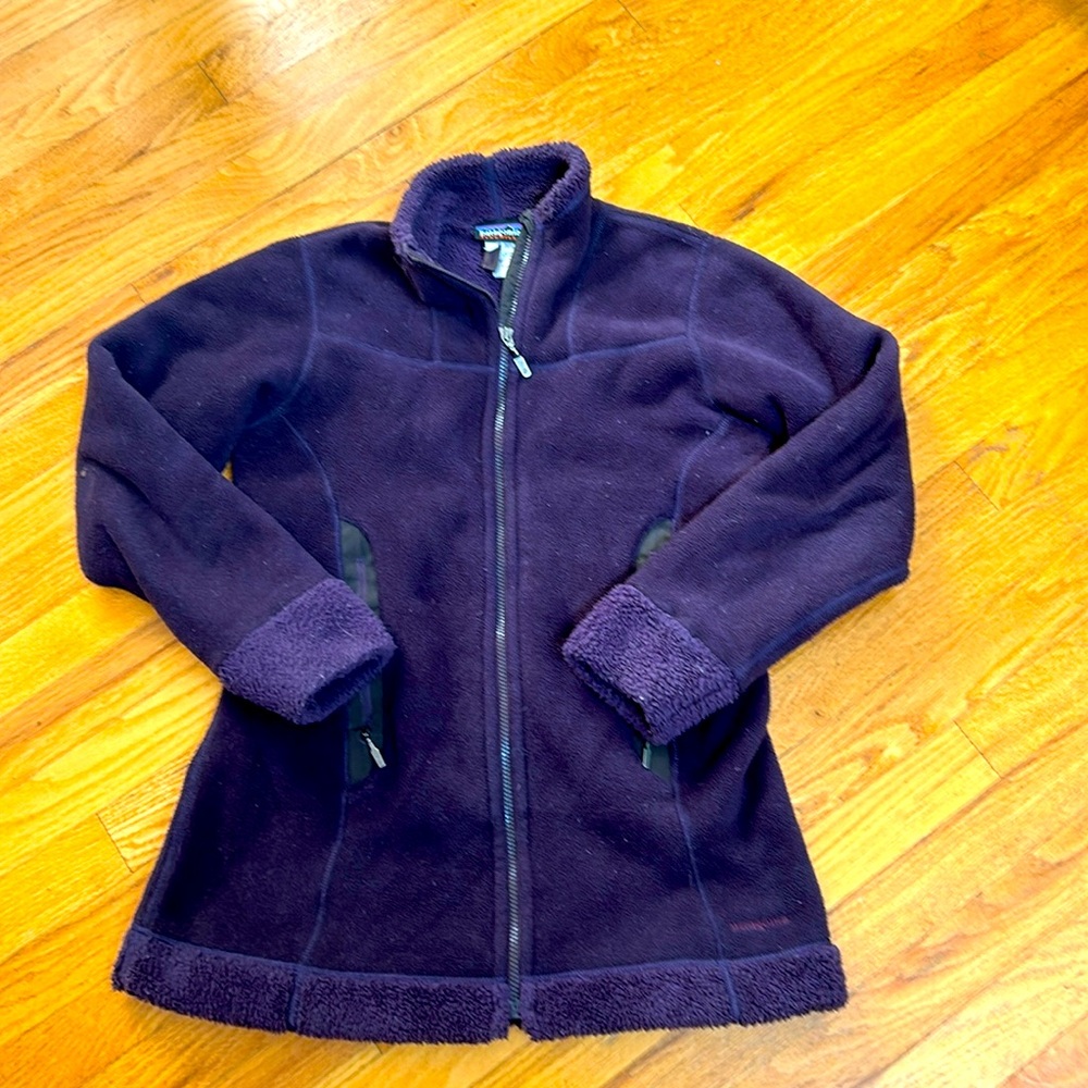 Patagonia plush purple fleece.